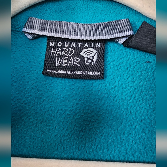 Mountain Hardwear Women’s Bright Green Full Zip Fleece Jacket Size Small - Picture 3 of 7